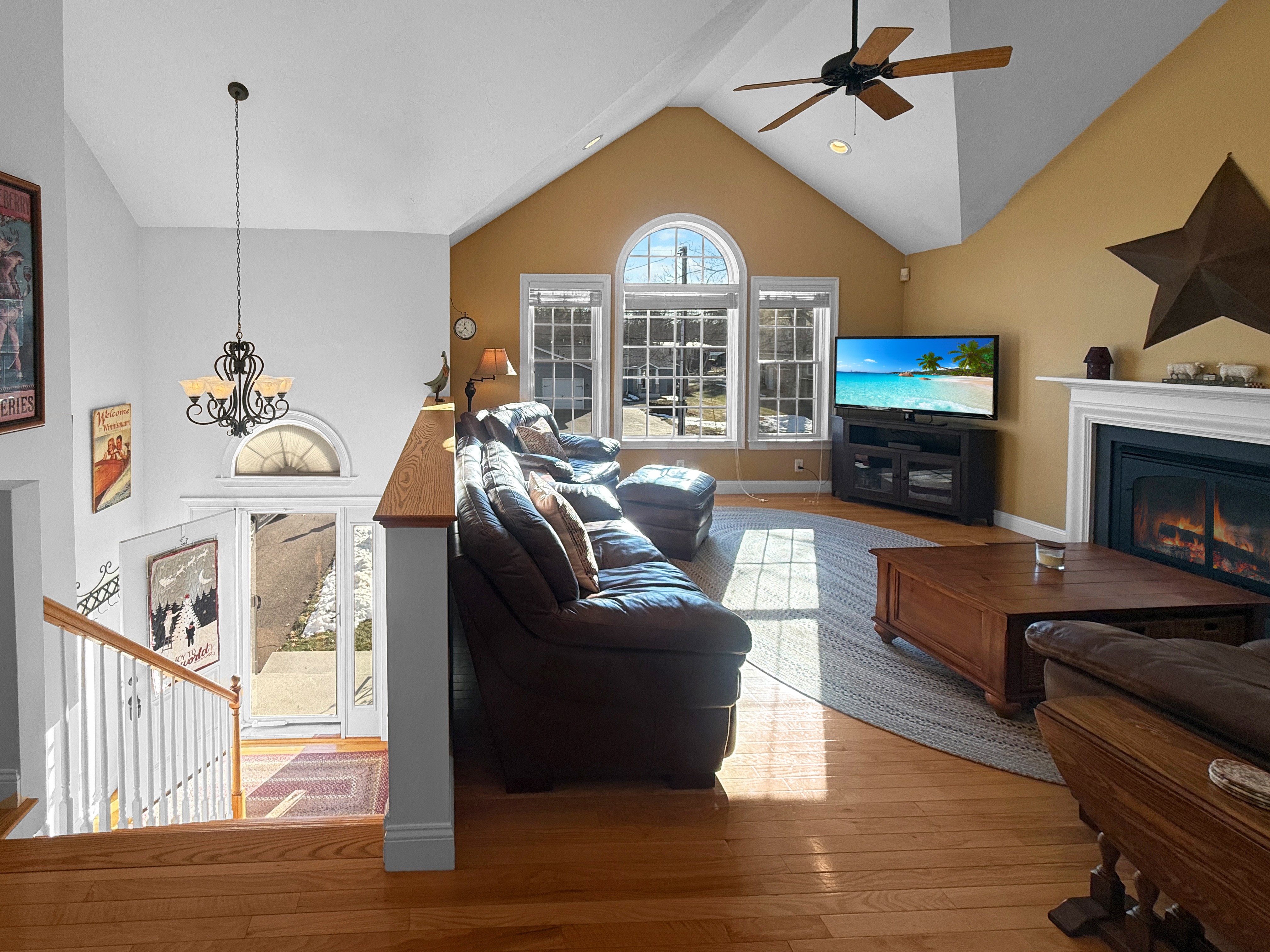 Virtually Staged Living Room