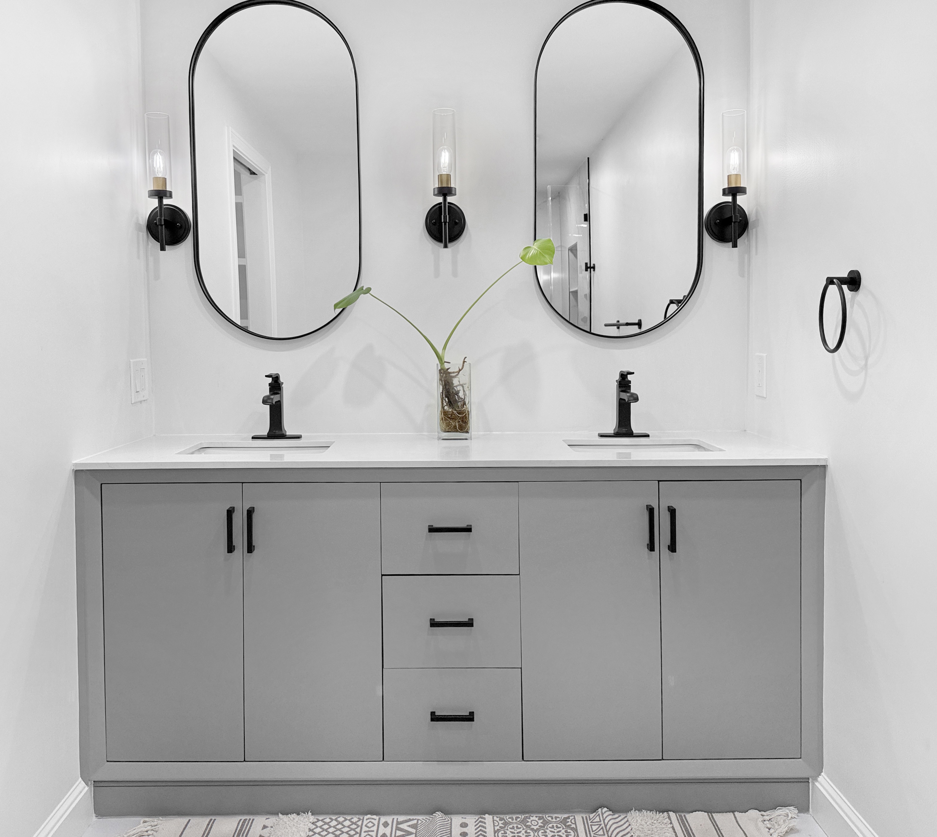 Modern Double Vanity Bathroom
